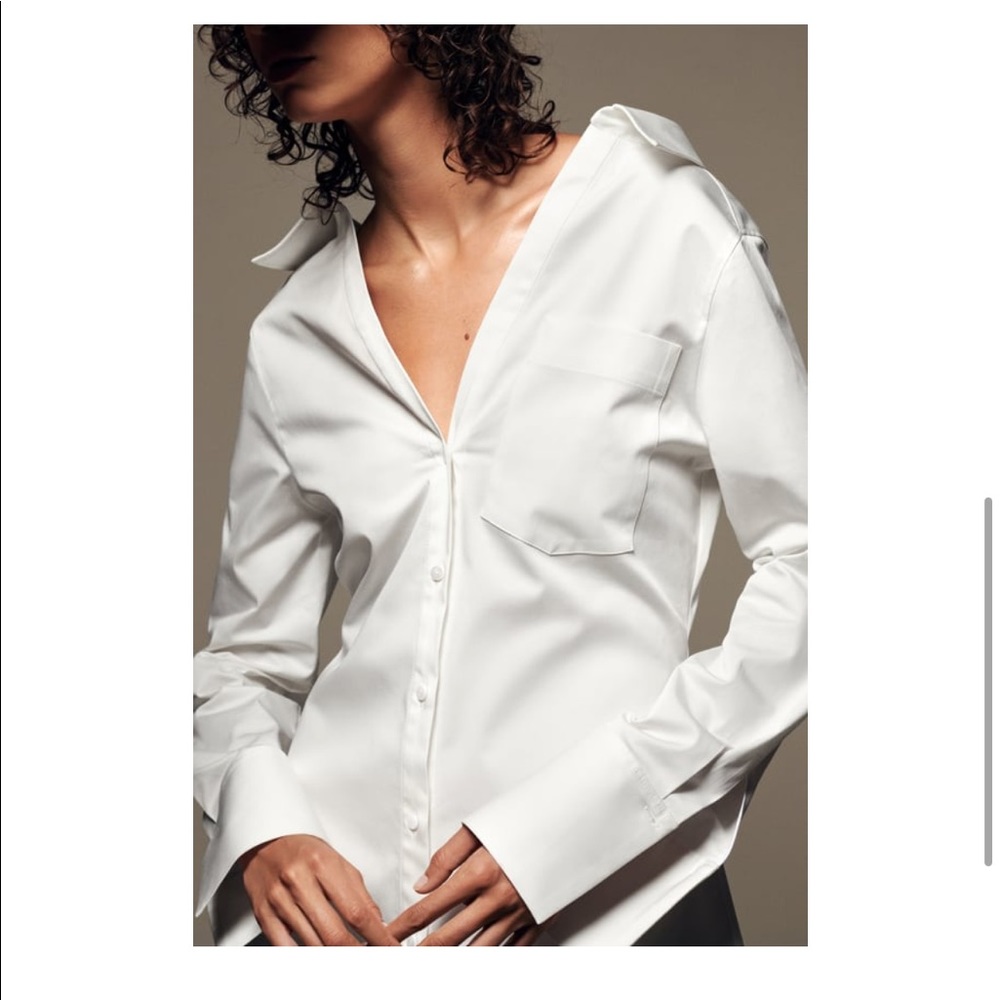 NWOT Zara Poplin Shirt